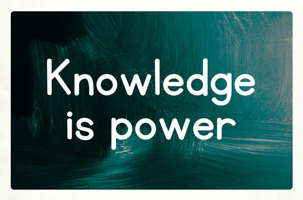 Knowledge is power concept — Stock Photo, Image