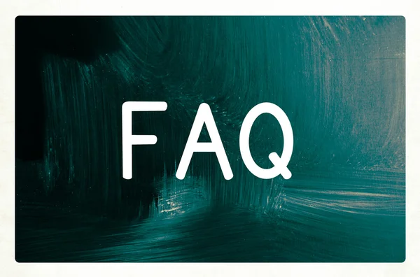 Concetto FAQ — Foto Stock