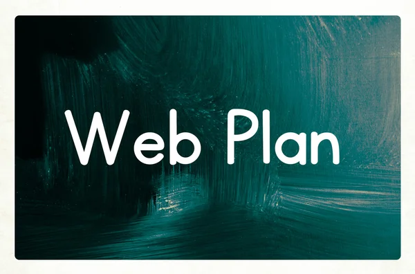 Web plán koncepce — Stock fotografie