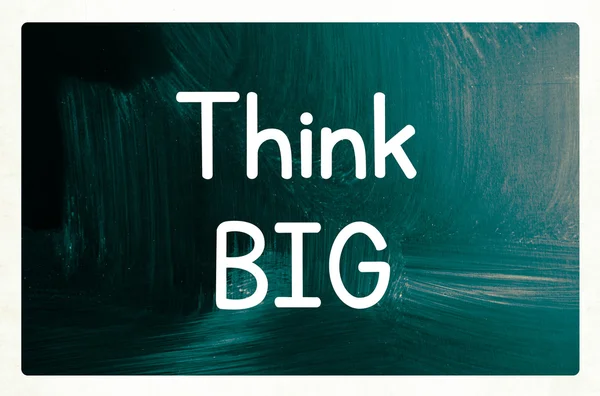 Think big concept — Stock Photo, Image