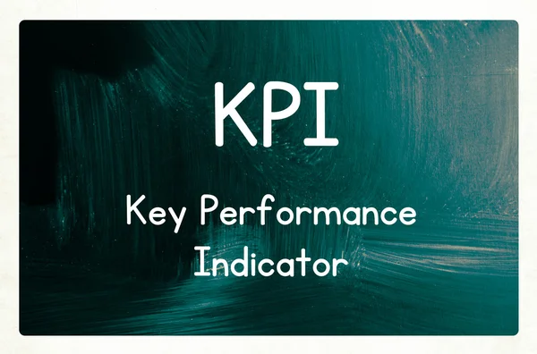 Kpi — — 关键绩效指标 — 图库照片