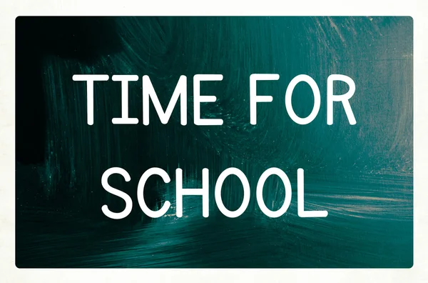 Tijd voor school concept — Stockfoto