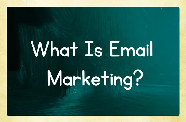 Vad är e-postmarknadsföring? — Stockfoto