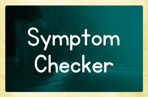 Symptom checker — Stock Photo, Image