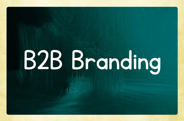 B2b conceito de branding — Fotografia de Stock