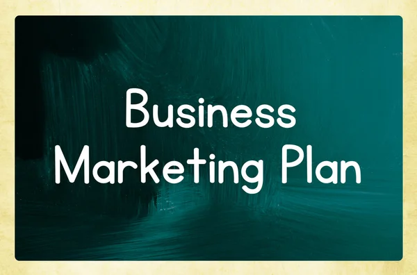 Бизнес маркетинг план — стоковое фото