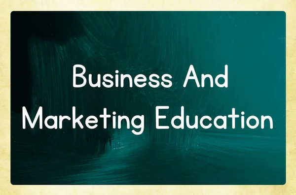 Obchodní a marketingové vzdělávání — Stock fotografie