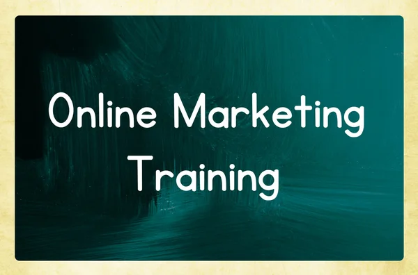 On line marketing training — Stockfoto