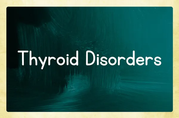 Thyroid disorders — Stock Photo, Image