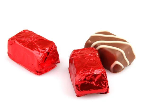 Surtido de chocolates finos —  Fotos de Stock