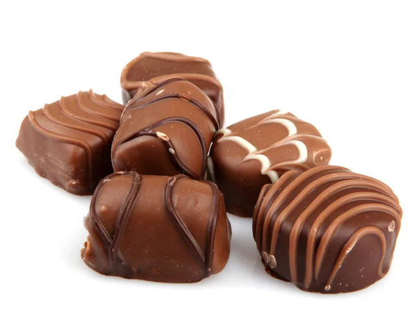 Válogatott finom csokoládé — Stock Fotó