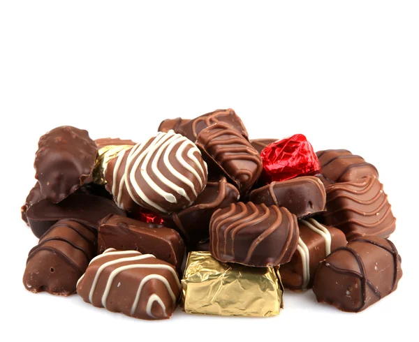 Assortiment van fijne Chokoladen — Stockfoto