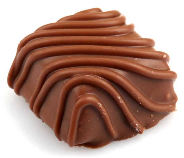 Trufas de chocolate aisladas sobre fondo blanco —  Fotos de Stock