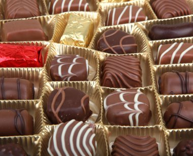 lezzetli çikolatalı pralin