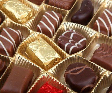 lezzetli çikolatalı pralin