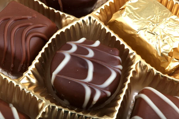 Delicious Chocolate Pralines — Stock Photo, Image