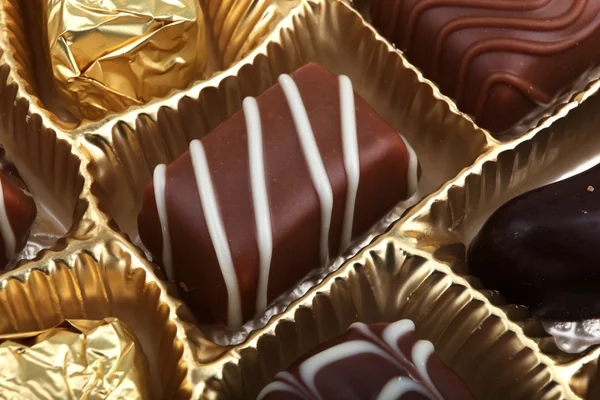 Delicious Chocolate Pralines — Stock Photo, Image