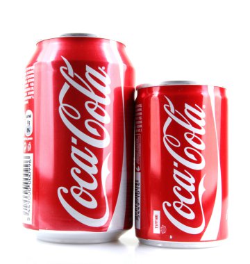 Aytos, Bulgaristan - 23 Ocak 2014: coca-cola şişesi izole