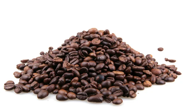 Coffee Beans Isolated On White — Stock Photo, Image