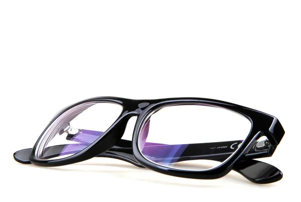 Černooké brýle izolované na bílém — Stock fotografie