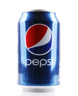 Aytos, Bulgaristan - februari 01, 2014: beyaz bac izole pepsi