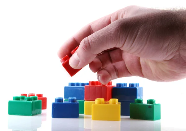 Plastic Building Blocks — Stock Photo, Image