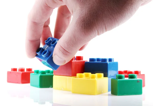 Plastic Building Blocks — Stock Photo, Image