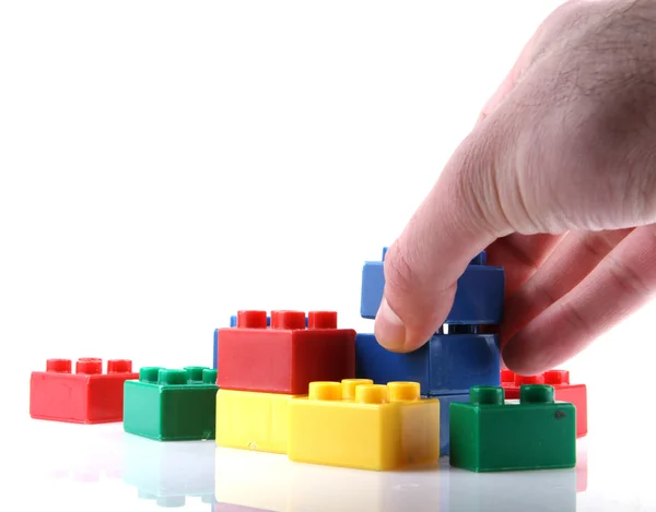 Plastic Building Blocks — Stock Photo, Image