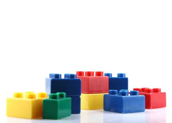 Plastic Building Blocks — Stock Photo, Image