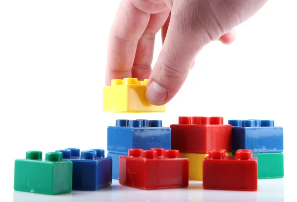 Plastic Building Blocks — Stock Photo, Image