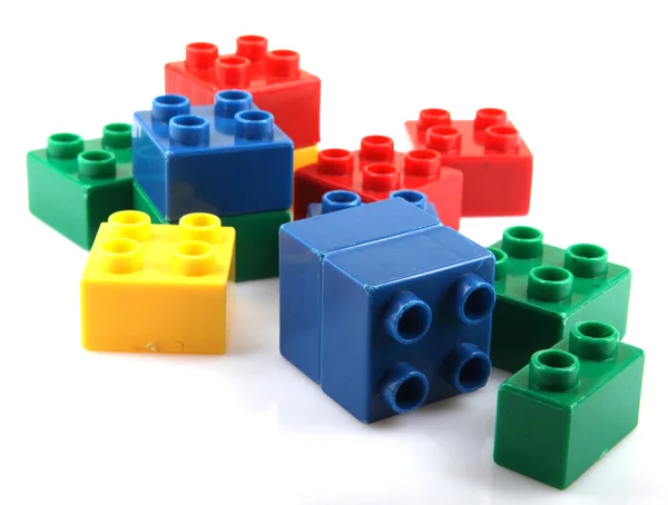 Plastic Building Blocks — Stock Photo, Image