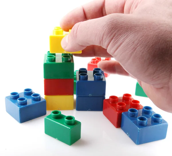 Plastic Building Blocks — Stock Photo, Image