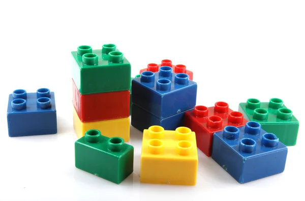Plastic Building Blocks — Stock Photo, Image