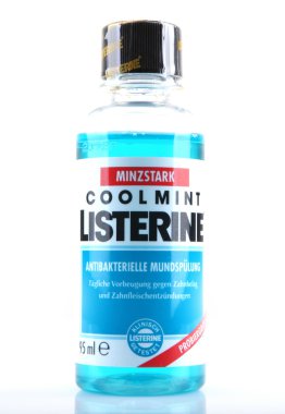 Aytos, Bulgaristan - 14 Mart 2014: beyaz ba izole listerine