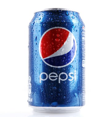 AYTOS, BULGARIA - MARCH 14, 2014: Pepsi isolated on white backgr clipart