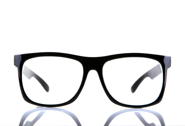 Black Eye Glasses Isolated On White — Stock Photo, Image