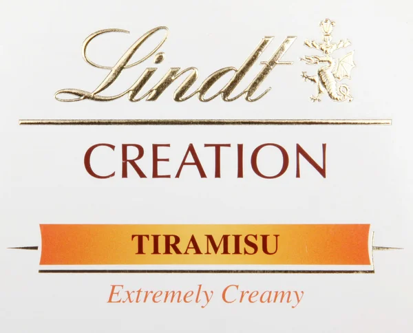 AYTOS, BULGARIA - MAY 10, 2014: Lindt Swiss milk chocolate. Lind — Stock Photo, Image