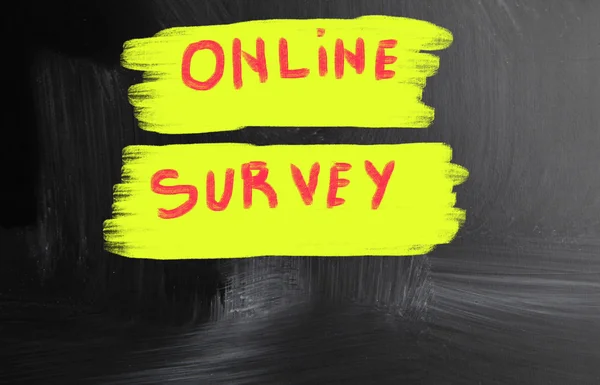 Online survey — Stock Photo, Image