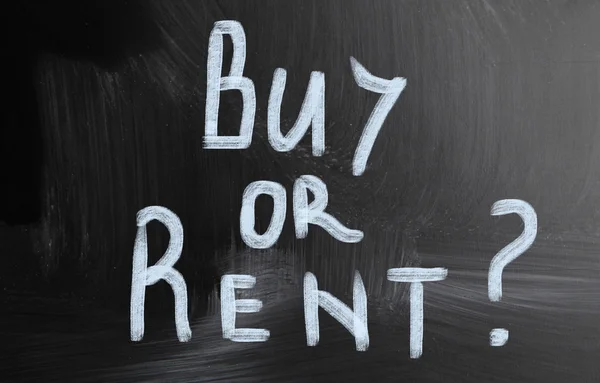 Buy or rent? — Stock Photo, Image
