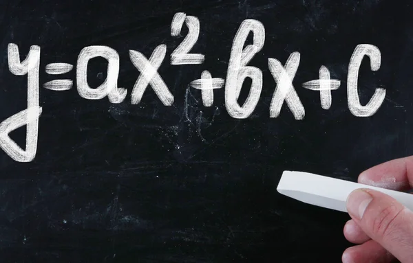 Math on blackboard — Stock Photo, Image