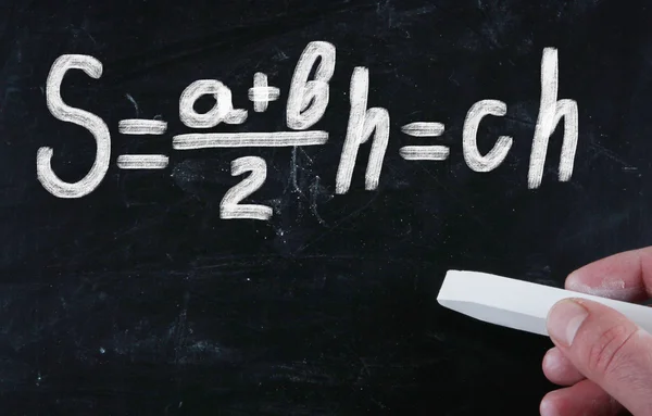 Mathematik an der Tafel — Stockfoto