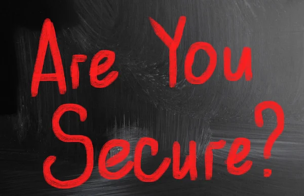 Are you secure? — Stock Photo, Image