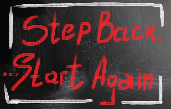 Start again concept — Stock Photo, Image