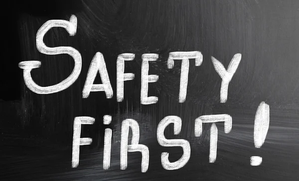 Segurança Primeiro! — Fotografia de Stock