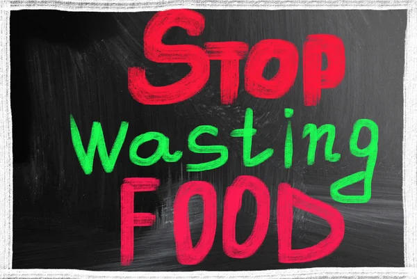 Arrêter de gaspiller de la nourriture — Photo