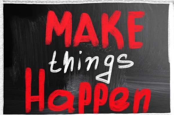 Make things happen — Stock Photo, Image