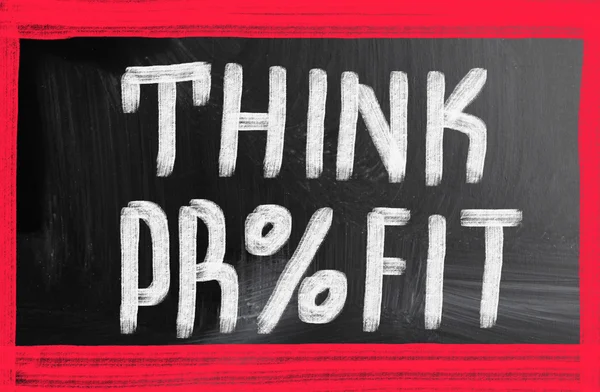 Think profit — Stock Photo, Image