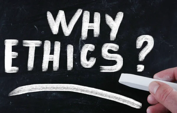 Why ethics? — Stock Photo, Image