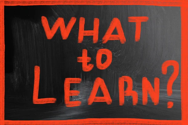 Cosa imparare ? — Foto Stock