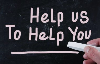 bize yardımcı olmak için yardım